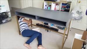 Iluminación integrada guía de compra: Alex Desk De Ikea Hack Paso 4 Assemply Askix Com