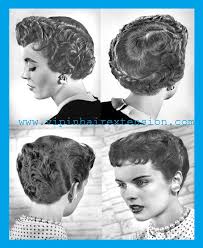 Women hairstyles with curly hair look soft when pinned down. How To Do 1950s Hairstyles Vipin Hair Extension