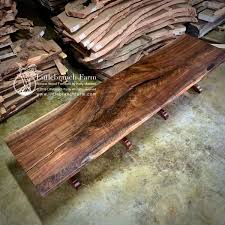 New listing purpleheart brasiletta epoxy exotic wood live edge slab lumber art coffee table. Rustic Dining Table Live Edge Dining Table