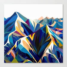 Mountains Cold Canvas Print By Margo Ku Medium Buy Art Artworks Art Artwork