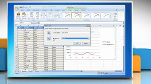 microsoft excel 2007 how to create a basic chart on windows 7