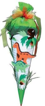 Bastelset Schult Te Dino 85 Cm Incl Namen 6 Eckig Schultuten Jungs Schultute Basteln Schultute