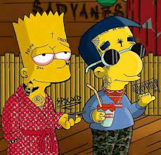 The amusing bart bape wallpapers wallpaper cave regarding the most awesome the simpsons 3d wallpapers image below, is other parts view. High Bart Simpson Supreme Wallpapers On Wallpaperdog