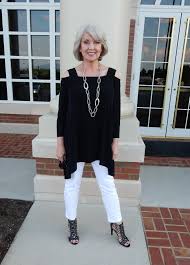 Check spelling or type a new query. Fifty Not Frumpy Cold Shoulder Top