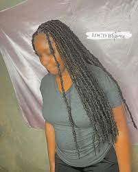 Faux Locs On Instagram Waist Length Distressed Locs W No Curls Prices For Wigs Are Available L Locs Hairstyles Faux Locs Girl Hairstyles