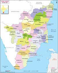 Tamil nadu, 'the land of tamils' or 'tamil country') is 11th largest and sixth most populous state in india. Tamil Nadu District Map