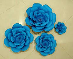 Mais de 61.089 flor de papel: Quarteto Flores De Papel Gigantes No Elo7 Atelie De Encantos By Gislene Andrade 92ad4c