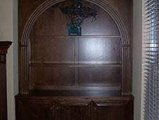 Kitchen uppers have crown moulding and castle cabinet above the microwave. Home Denton Commercial Cabinets Cabinets And Industrial Cabinets