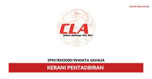 Find people you know at crb global holding sdn bhd. Jawatan Kosong Terkini Cla Global Holdings Kerani Pentadbiran Kerja Kosong Kerajaan Swasta