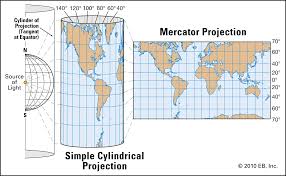 Mercator Projection Definition Uses Limitations