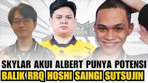 SKYLAR AKUI ALBERT MASIH HEBAT PUNYA POTENSI KEMBALI KE RRQ HOSHI SAINGI  SUTSUJIN DI JUNGLER