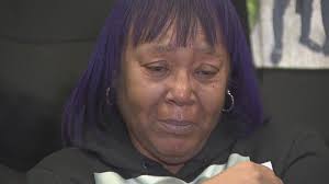 Great aunt Connie Sutton speaks at a press conference.