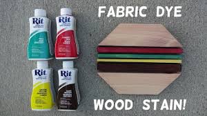 how to stain wood with fabric dye