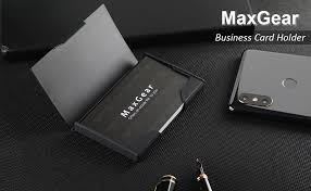 Free shipping on orders over $25 shipped by amazon +13. Amazon Com Maxgear Professional Heavy Duty Metal Business Card Holder Pocket Business Card Case Business Card Wallet Business Card Carrier 3 8x2 4x0 4in Stainless Steel Abs With Black Titanium Coating Black Office Products