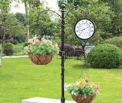 wilson fisher thermometer plant stand with hooks big lots hanging plants outdoor hanger macrame holder