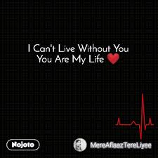 If living is without you i can't live. I Can T Live Without You You Are My Life Shaya Nojoto