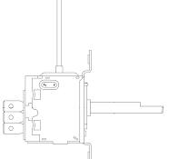 6703-3401 | Ceiling Assembly Thermostat Heat/Cool