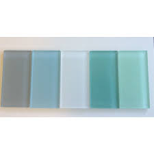 Subway Tiles For Kitchen Backsplash And Bathroom Tile In Aqua Blue Color Pool Matte Glass Subway Tile Blue Glass Tile Bathroom Blue Glass Tile