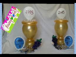 Aquí tenéis consejos e ideas para hacerlo de una manera única e inolvidable para pequeños y mayores. Caliz Para Primera Comunion Con Globos Paso Al Paso Youtube