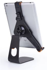 Ipad Tablet Counter Stand With Tilting Rotating Bracket Black In 2020 Useful 3d Prints Tool Room Bad Room Ideas