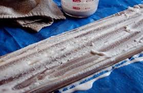 Treibholz Optik Herstellen Bretter Natron Essig Anleitung Verwittertes Holz Holz Flammen Treibholz