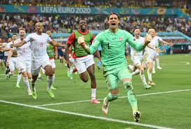 The competition was postponed in order to reduce pressure on the public services in affected countries and to provide space in the calendar for the completion of domestic. Uefa Euro 2020 On Twitter Switzerland S Shoot Out Hero Yann Sommer Euro2020