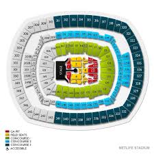 Metlife Stadium 2019 Seating Chart