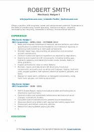 Auto mechanic resume summary examples. Station Mechanic Helper Cv April 2021