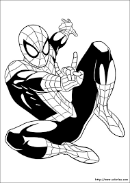 Nos 124 dessins à colorier de spiderman seront satisfaires les petits comme les plus grands. Coloriage Spiderman