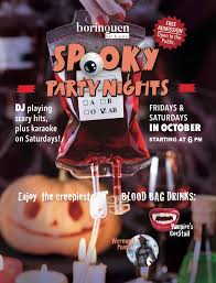 Fort Buchanan invites the community to our Spooky Party Nights! *Open to  the Public. Every Friday and Saturday, from 6 p.m. Enjoy our food and drink  specials at Borinquen Bar & Patio.