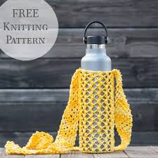 The soft, stretchy fabric is gentle on little ones while providing complete, ergonomic support. Free Water Bottle Sling Knitting Pattern Glee Brome Fields