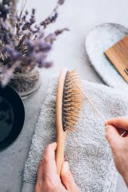 How To Clean Your Hairbrushes Naturally Hello Nest Hair Brush Wooden Hair Brush Cleaning Wood