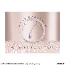 Gift Certificate Electrolysis Hair Removal Gray1 Postcard Electrolysis Hair Removal Gift Certificates Gifts