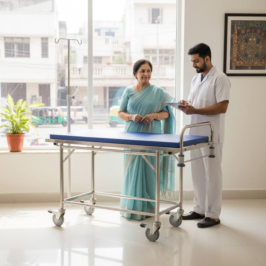 Hospital Trolley on Rent in New Delhi product image