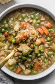 Vegan Winter Lentil Stew Step By Step Photos Budget Bytes Recipe Healthy Recipes Whole Food Recipes Vegetarian Recipes