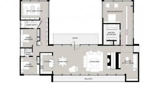 40 best modern courtyards by zachary edelson from family matters modern courtyard courtyard house plans courtyard house. Shaped House Plans Courtyard Middle Modern House Plans 139662