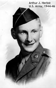 I can't let the week of Veteran's Day end without recognizing these two,  Arthur and Delmar Herbst. Brothers Ron and Don also served, but no pictures  are available.