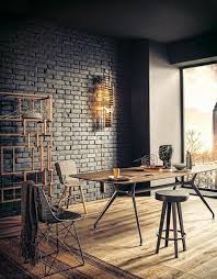 Camping Klappstuhl Und Holz Mobel Industrial Style Decor Scandinavian Dining Room Industrial Interior Design