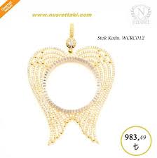 14 Ayar Altin Tam Ceyrek Ata Lira Cercevesi Wcrc012 Nusrettaki Kolyeler Altin Cerceve