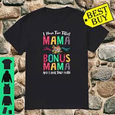 In den usa werden die finanziellen aufwendungen für den muttertag nur durch weihnachten übertroffen. Mutter Und Bonus Mama Muttertag Geschenk Stiefmutter Outfit Shirt