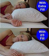 Pillow By Cozycloud 4 Xs More Bamboo Than Other Brands Deluxe Shredded Memory Foam Support Thick Medium Bamboo Pillow Pillows Layer Pillows