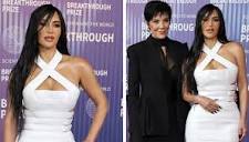 Kim Kardashian Pops in Alaia Cutout Dress for Breakthrough Prize 2024