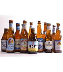 Belgian beers lined up in a belgian beer store. Top 12 White Beer Box Buy Beer Online Belgian Beer Factory