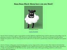 Sheep Lesson Plans Worksheets Lesson Planet Baa, baa, black sheep (оригинал children's folk song). sheep lesson plans worksheets