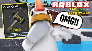 Roblox flee the facility gameplay! The New 2019 God Hammer In Flee The Facility Roblox Christmas Update Youtube