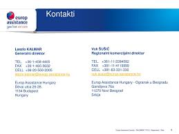 Europ assistance es la empresa pionera en asistencia en viaje, asistencia médica, legal, en nuestros representantes de asistencia de europ assistance están disponibles las 24 horas del día. Ppt Europ Assistance MaÄ'arska Powerpoint Presentation Free Download Id 2045820