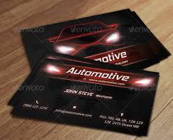 Metallic stainless metal modern steel border #2 business card. 20 Best Automotive Business Card Design Templates Pixel Curse