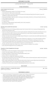 The account based marketing manager is responsible for the strategy and implementation of effective account based marketing programs that meet the growth objectives of the business, with a strong emphasis on driving pipeline generation exclusively from a top target account list, and accelerating existing opportunities. Client Marketing Manager Resume Sample Mintresume