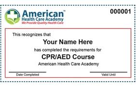 Can i get a refund if i am not satisfied with this course? Cpr Card Cpr And First Aid Certification Online Cpraedcourse American Health Care Academy