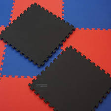 Diy puzzle mat yoga mat. Interlocking Floor Mat Heavy Duty 60x60 Large Eva Foam Protector Puzzle Tiles Treadmill Pilates Yoga Mats For Home Gym Training Exercise Fitness Workout 25mm Thick Black Red 36 Mats 12 96sq M Buy Online In